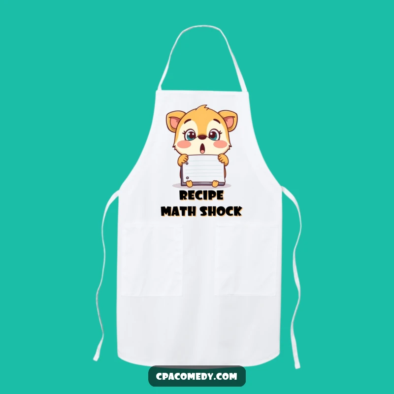 Funny Ledger Animal Apron: Shocked Chef's Wear, Great Humor Gift