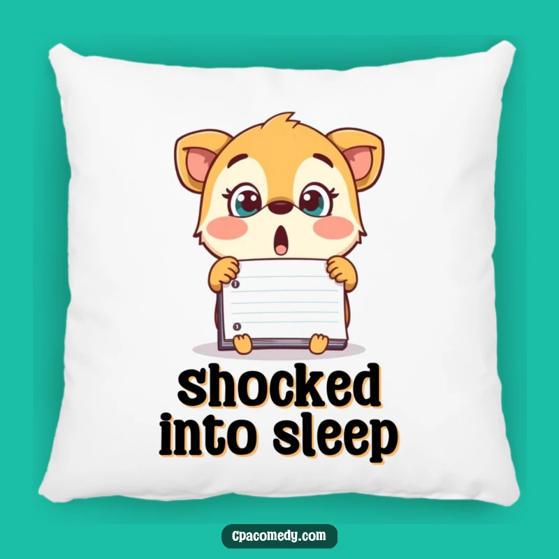 Funny Ledger Animal Pillow: Cozy Decor for Shocked Minds, Hilarious Gift